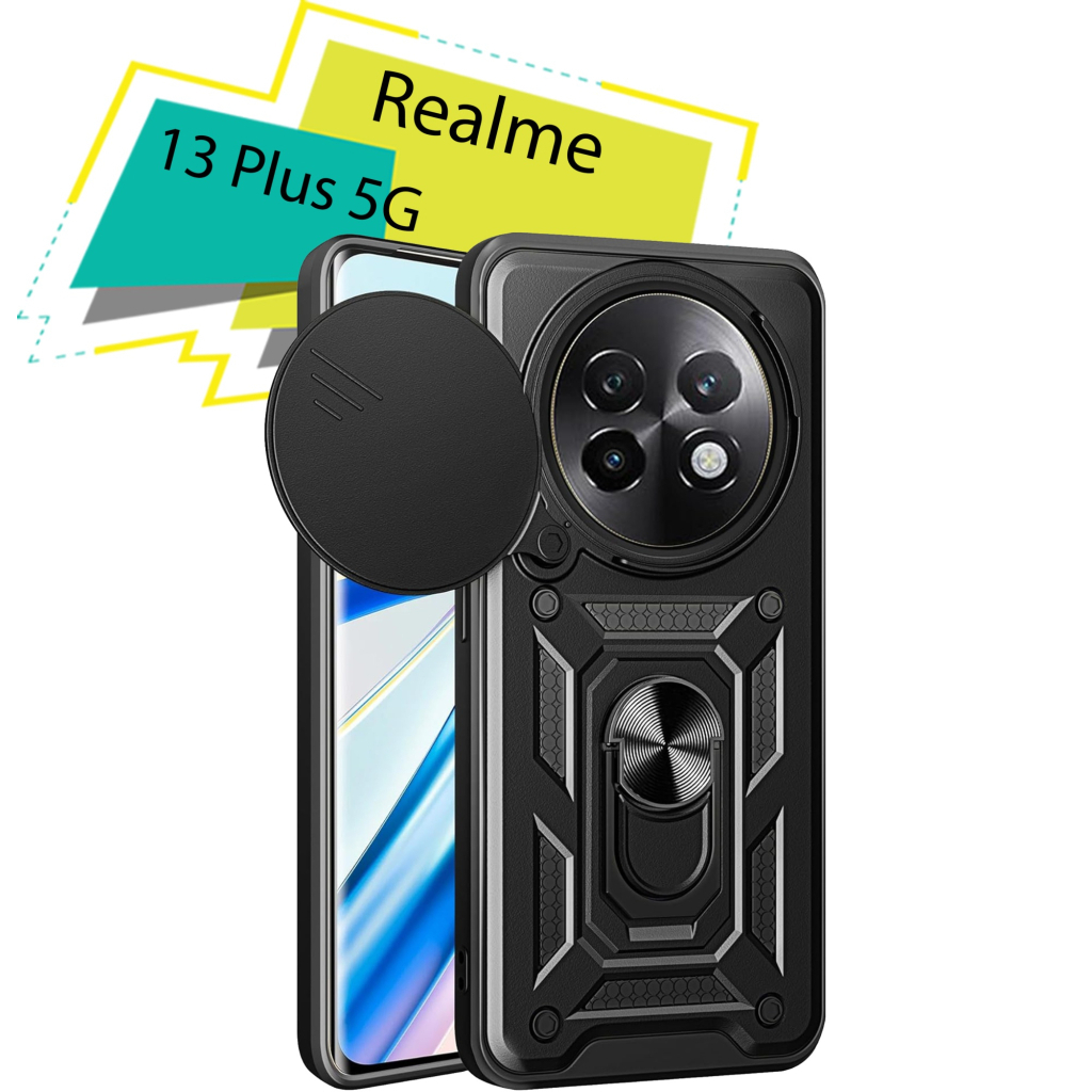 Чохол-накладка BeCover Military для Realme 13 Plus 5G Black (713076) фото1