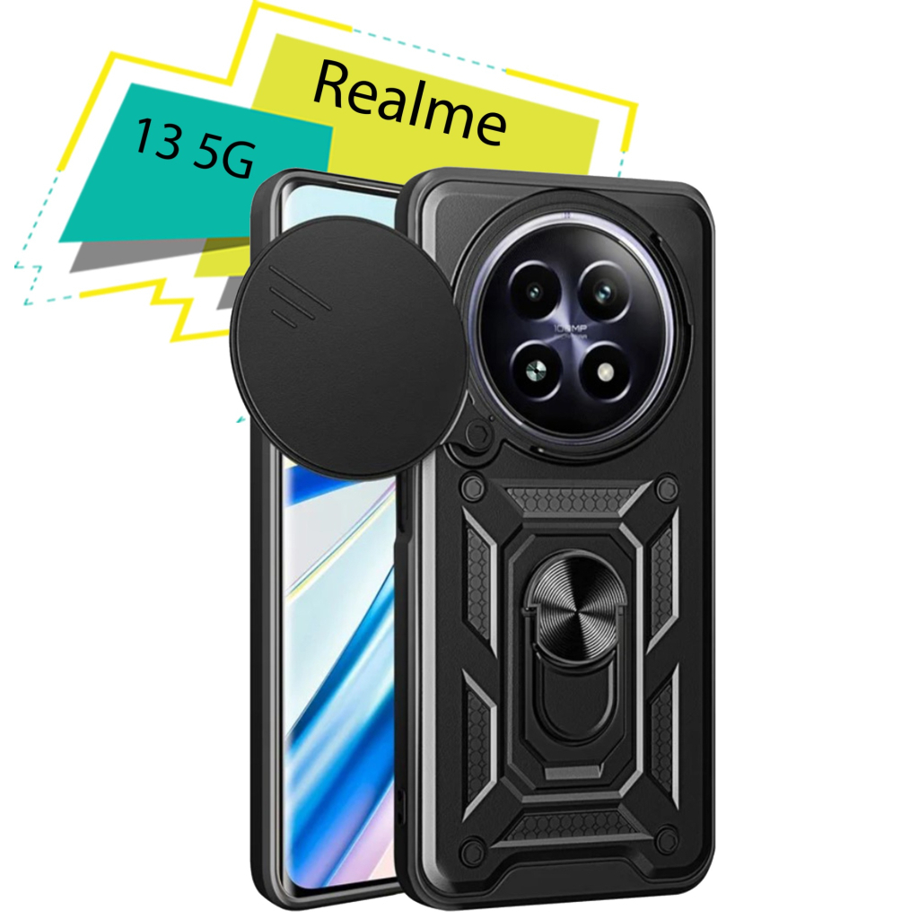 Чохол-накладка BeCover Military для Realme 13 5G Black (713075) фото1