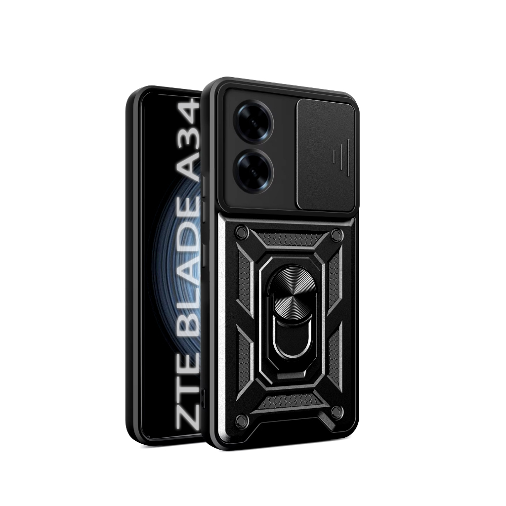 Чохол-накладка BeCover Military для ZTE Blade A34 Black (712173) фото1