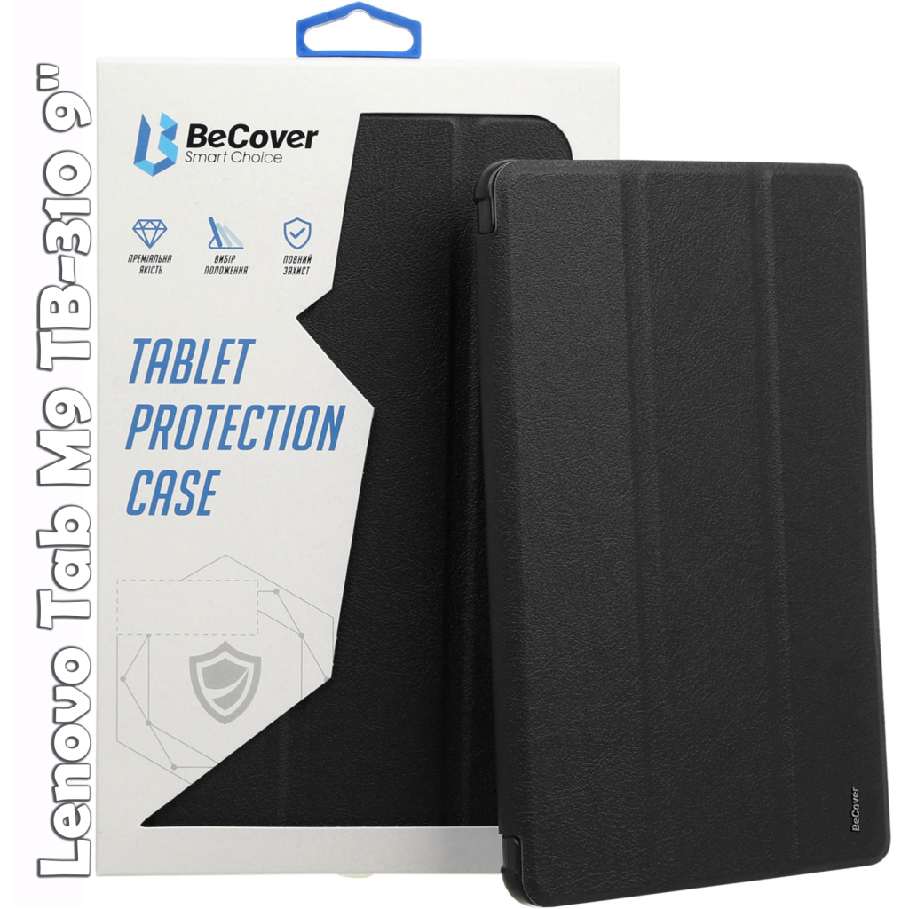 Чохол-книжка BeCover Smart для Lenovo Tab M9 TB-310FU Black (709221) фото1