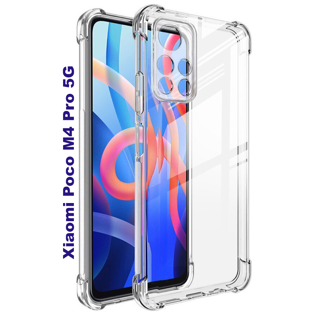 Чохол-накладка BeCover Anti-Shock для Xiaomi Poco M4 Pro 5G Clear (707198) фото1
