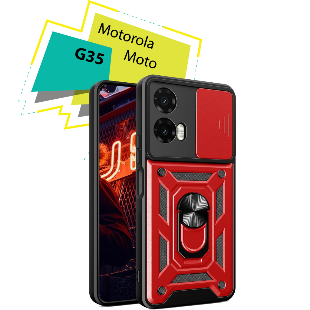 Чохол-накладка BeCover Military для Motorola Moto G35 Red (713092) фото1