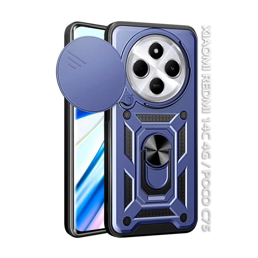 Чохол-накладка BeCover Military для Xiaomi Redmi 14C 4G/Poco C75 Blue (712490) фото1