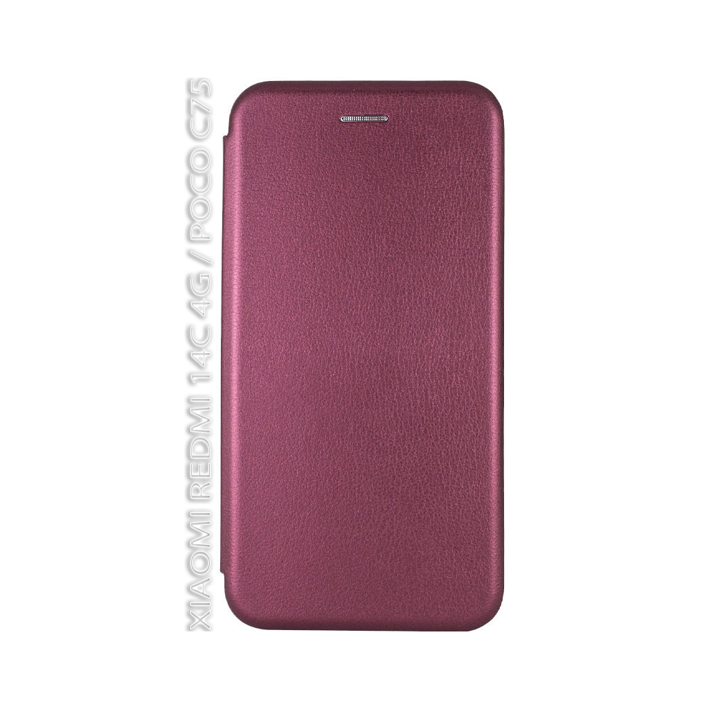 Чохол-книжка BeCover Exclusive для Xiaomi Redmi 14C 4G / Poco C75 Red Wine (712511) фото1
