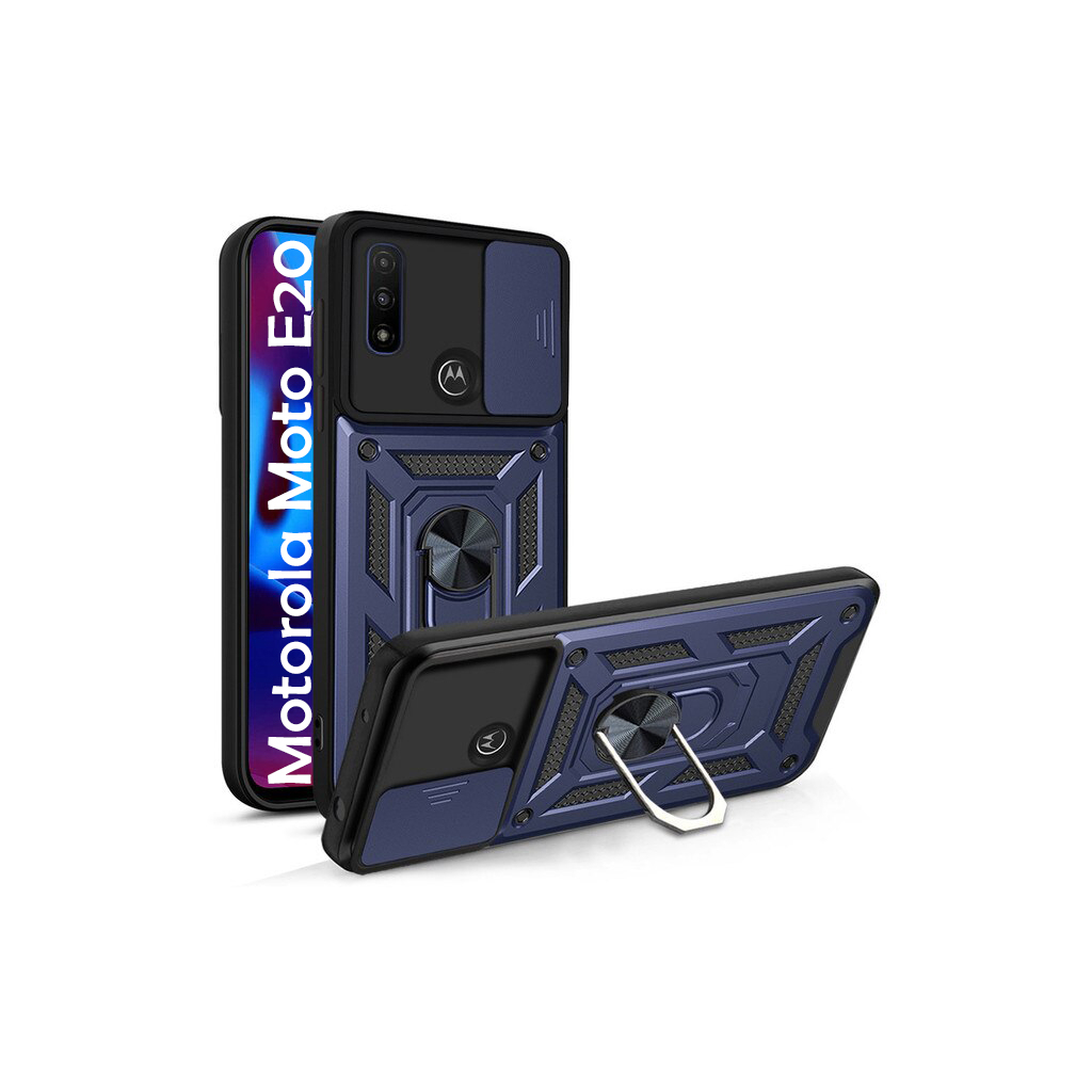 Чохол-накладка BeCover Military для Motorola Moto E20 Blue (707401) фото1