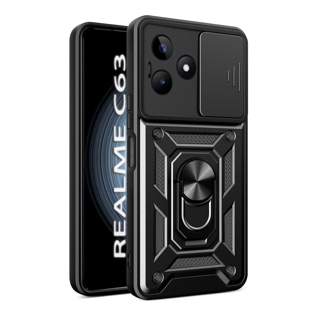 Чохол-накладка BeCover Military для Realme C63 Black (712178) фото1