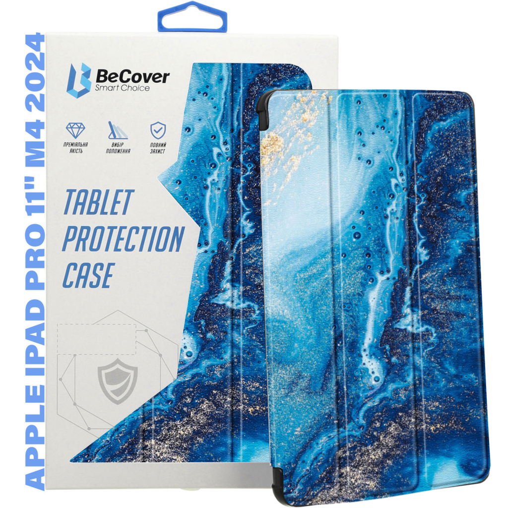 Чехол-книжка BeCover Smart Case для Apple iPad Pro 11" M4 2024 Ocean (711639) фото1