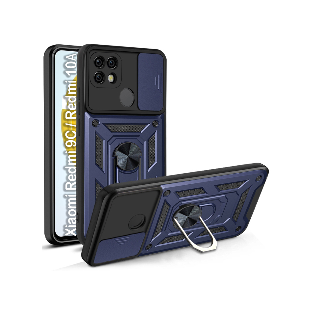 Чохол-накладка BeCover Military для Xiaomi Redmi 9C/Redmi 10A Blue (705579) фото1