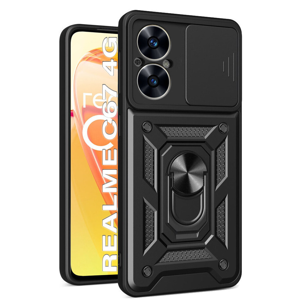Чохол до мобільного телефона BeCover Military Realme C67 4G Black (710707) фото1