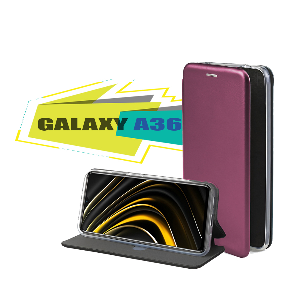 Чохол-книжка BeCover Exclusive для Samsung Galaxy A36 SM-A366 Red Wine (713029) фото1