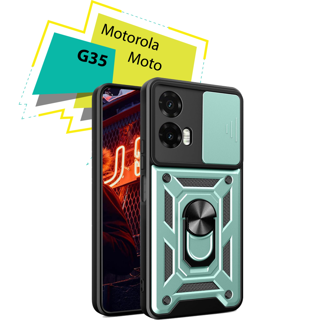 Чохол-накладка BeCover Military для Motorola Moto G35 Dark Green (713091) фото1