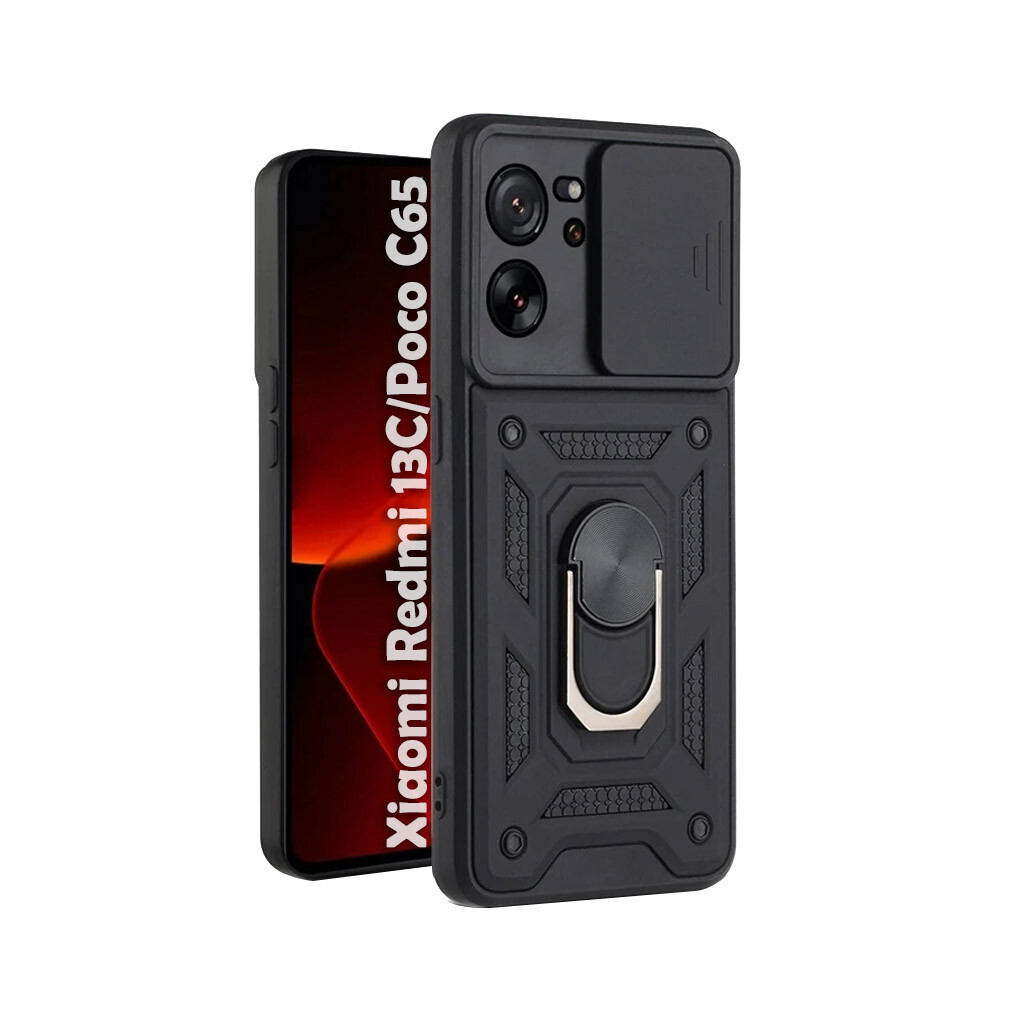 Чохол-накладка BeCover Military для Xiaomi Redmi 13C/Poco C65 Black (710561) фото1