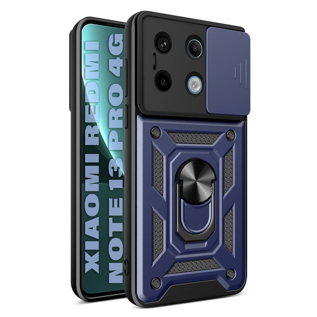 Чохол-накладка BeCover Military для Xiaomi Redmi Note 13 Pro 4G Blue (711025) фото1