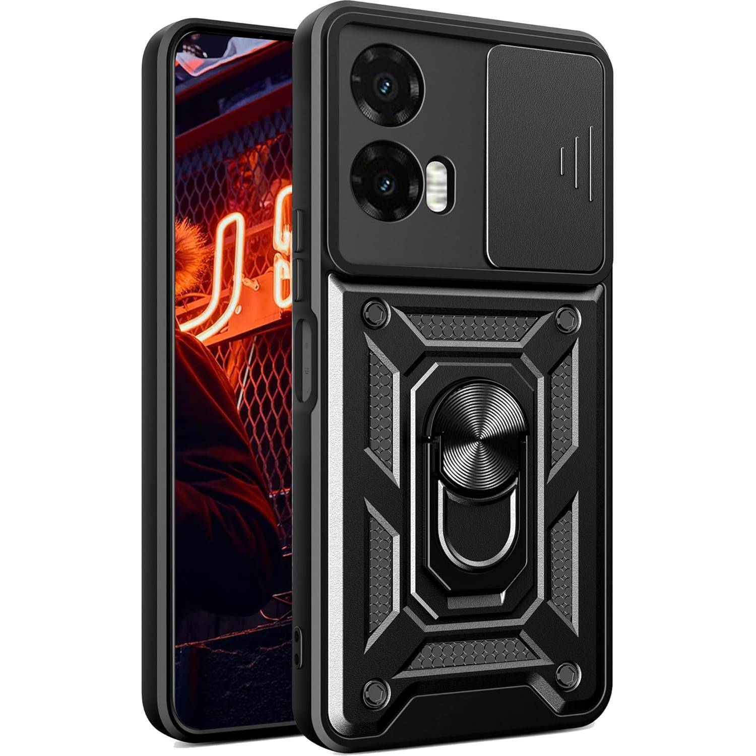 Чохол-накладка BeCover Military для Motorola Moto G35 Black (713089) фото1