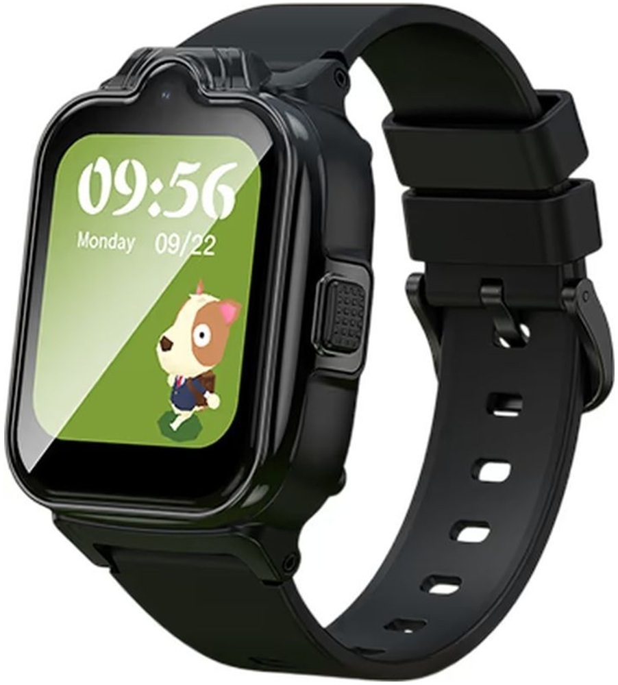 Смарт-часы Hoco Y104 4G Kids Watch Black (6942007646352) фото1