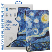 Чохол до планшета BeCover Smart Case Samsung Tab S9 Plus (SM-X810/SM-X816)/S9 FE Plus (SM-X610/SM-X616) 12.4" Night (710