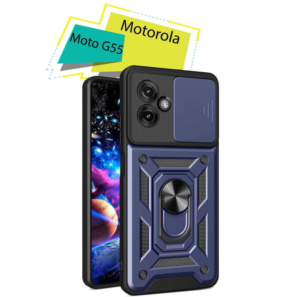 Чохол-накладка BeCover Military для Motorola Moto G55 Blue (713057) фото1
