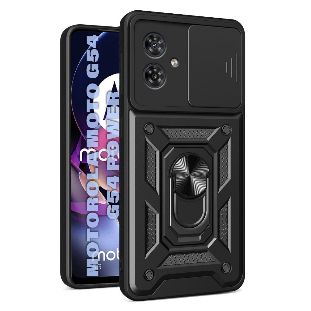 Чохол-накладка BeCover Military для Motorola Moto G54/G54 Power Black (711002) фото1