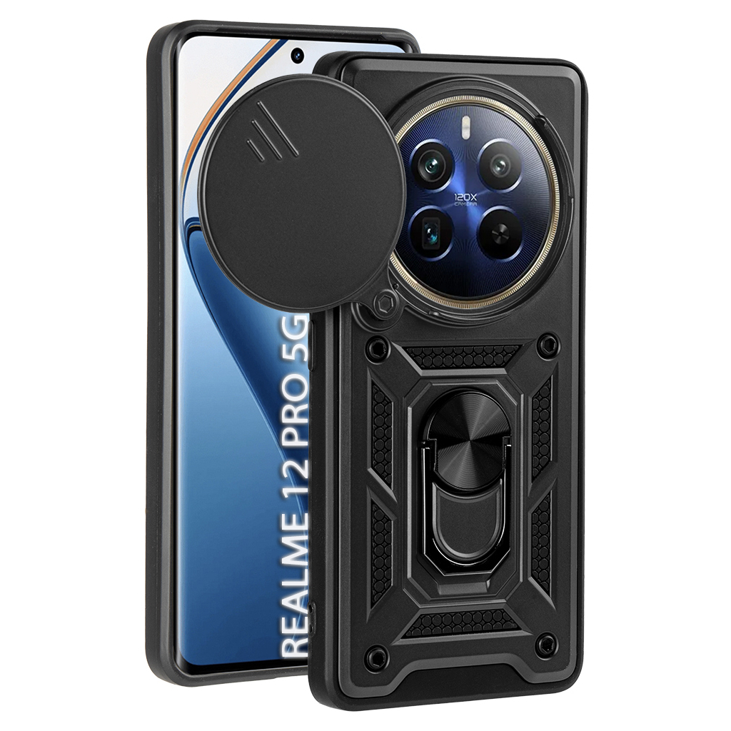 Чохол-накладка BeCover Military для Realme 12 Pro 5G Black (712176) фото1