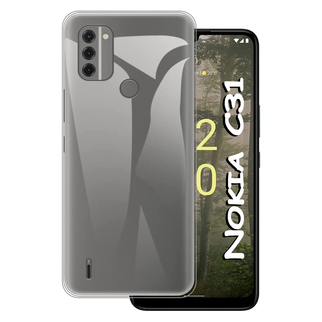 Чохол-накладка BeCover для Nokia C31 Transparancy (708649) фото1