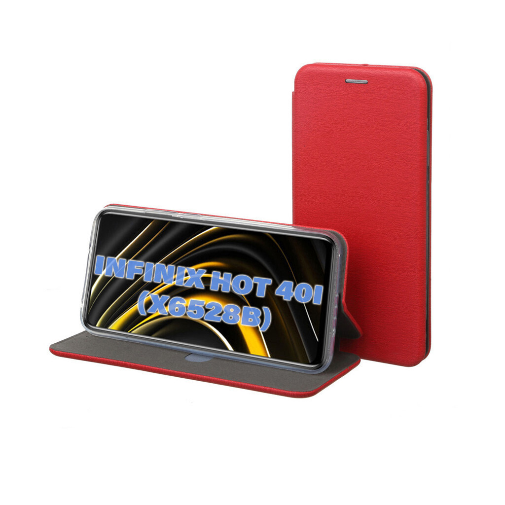 Чохол-книжка BeCover Exclusive для Infinix Hot 40i (X6528B) Red (711230) фото1