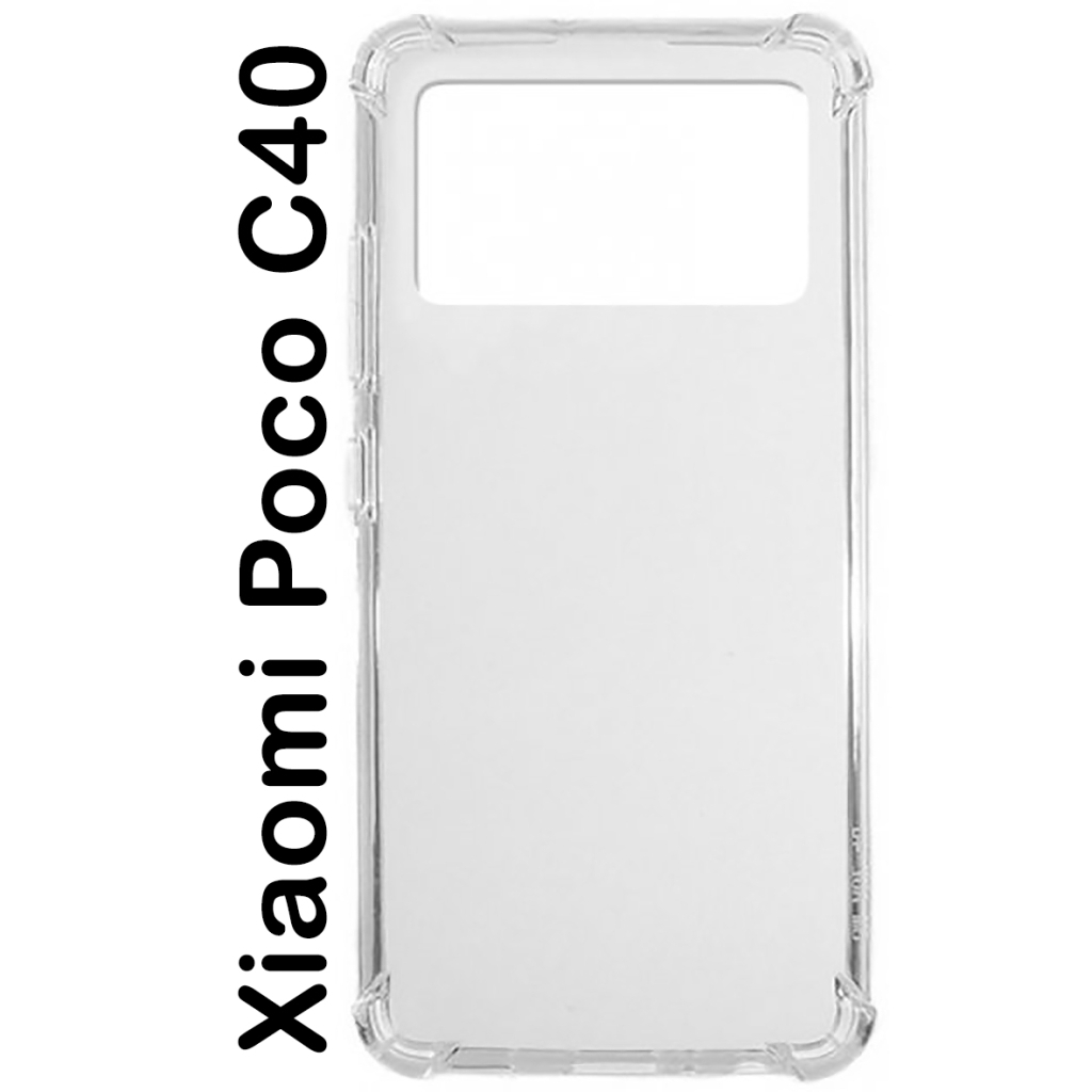 Чохол-накладка BeCover Anti-Shock для Xiaomi Poco C40 Clear (707890) фото1