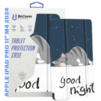 Чохол-книжка BeCover Smart Case для Apple iPad Pro 11" M4 2024 Good Night (711636)
