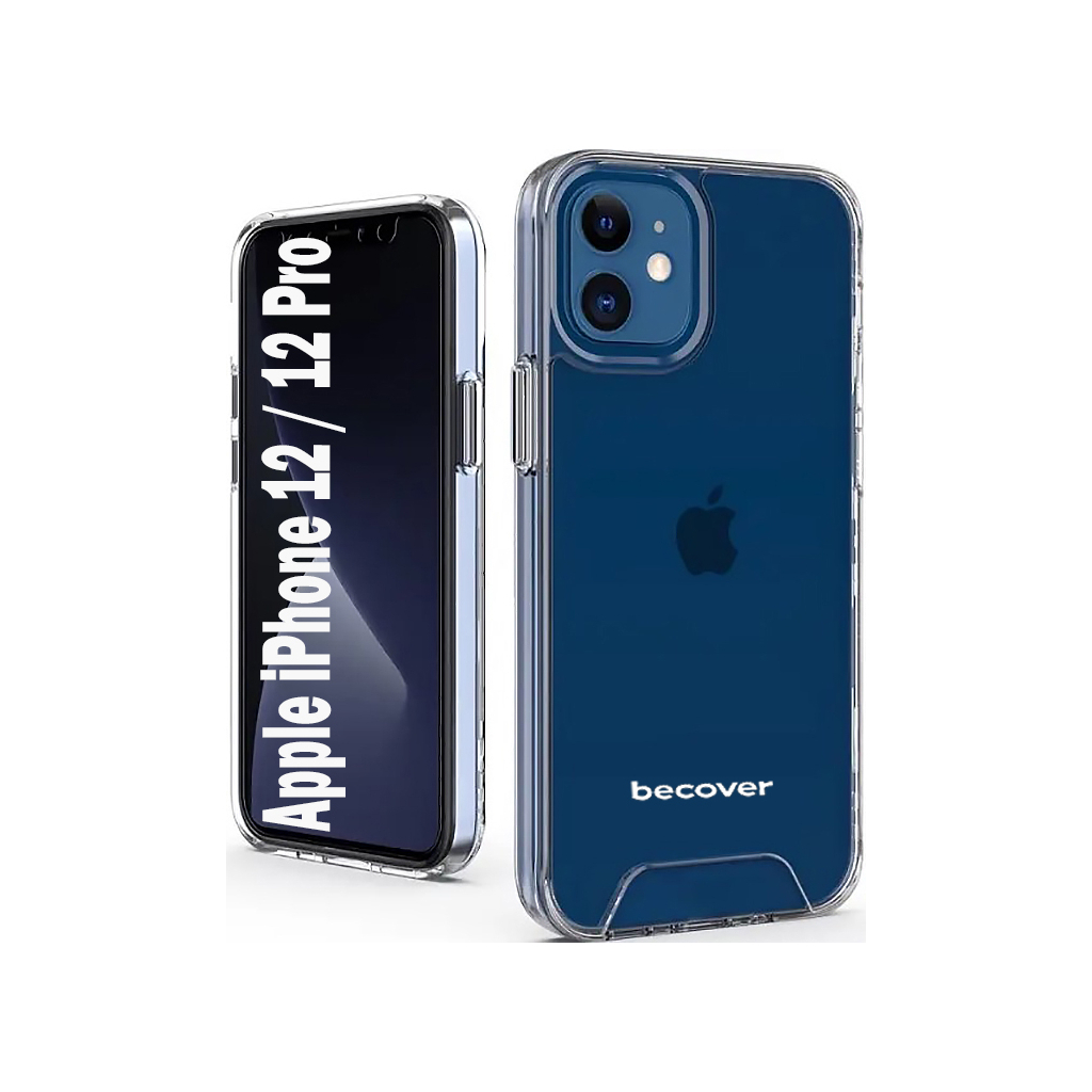 Чохол-накладка BeCover Space Case для Apple iPhone 12/12 Pro Transparancy (707793) фото1