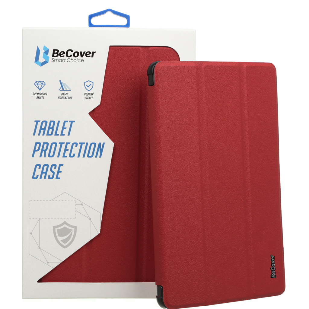 Чехол-книжка BeCover Smart для Realme Pad 10.4" Red Wine (708269) фото1