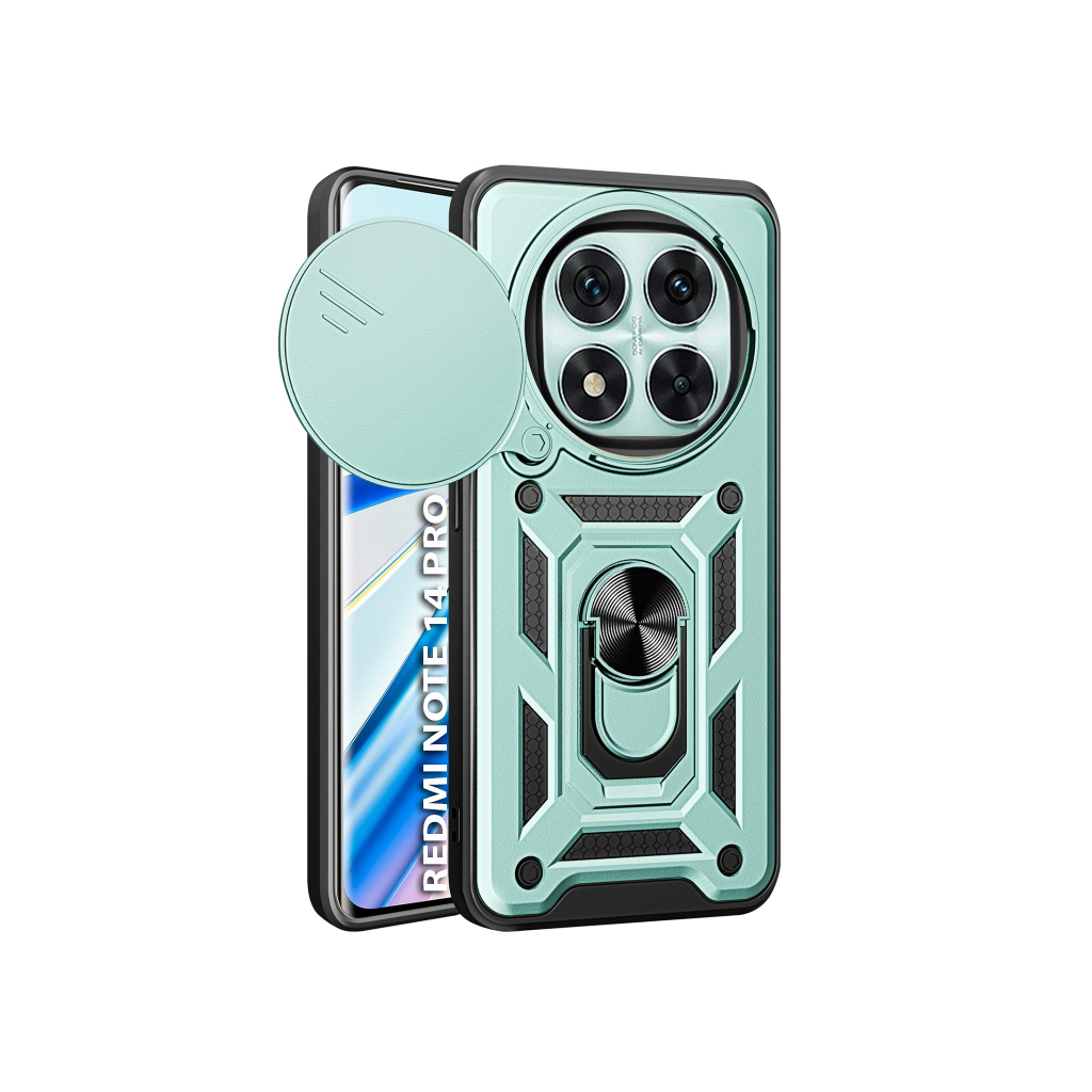 Чохол-накладка BeCover Military для Xiaomi Redmi Note 14 Pro 5G Dark Green (712870) фото1