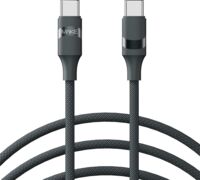 Кабель MakeFuture Type-C to Type-C PD 60W 1м Braid Black (MCB-CB2BK)
