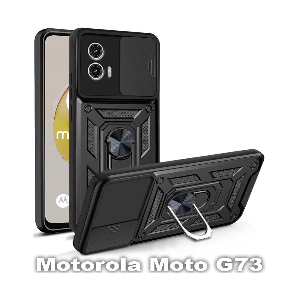 Чохол до мобільного телефона BeCover Military Motorola Moto G73 Black (709982) фото1