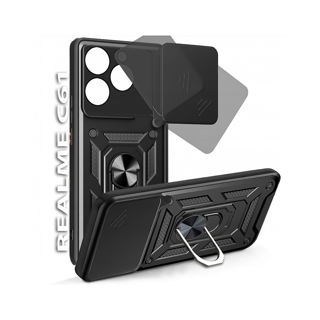 Чохол-накладка BeCover Military для Realme C61 Black (712177) фото1