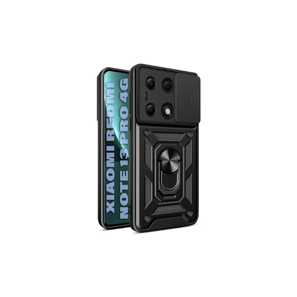 Чохол-накладка BeCover Military для Xiaomi Redmi Note 13 Pro 4G Black (711024) фото1
