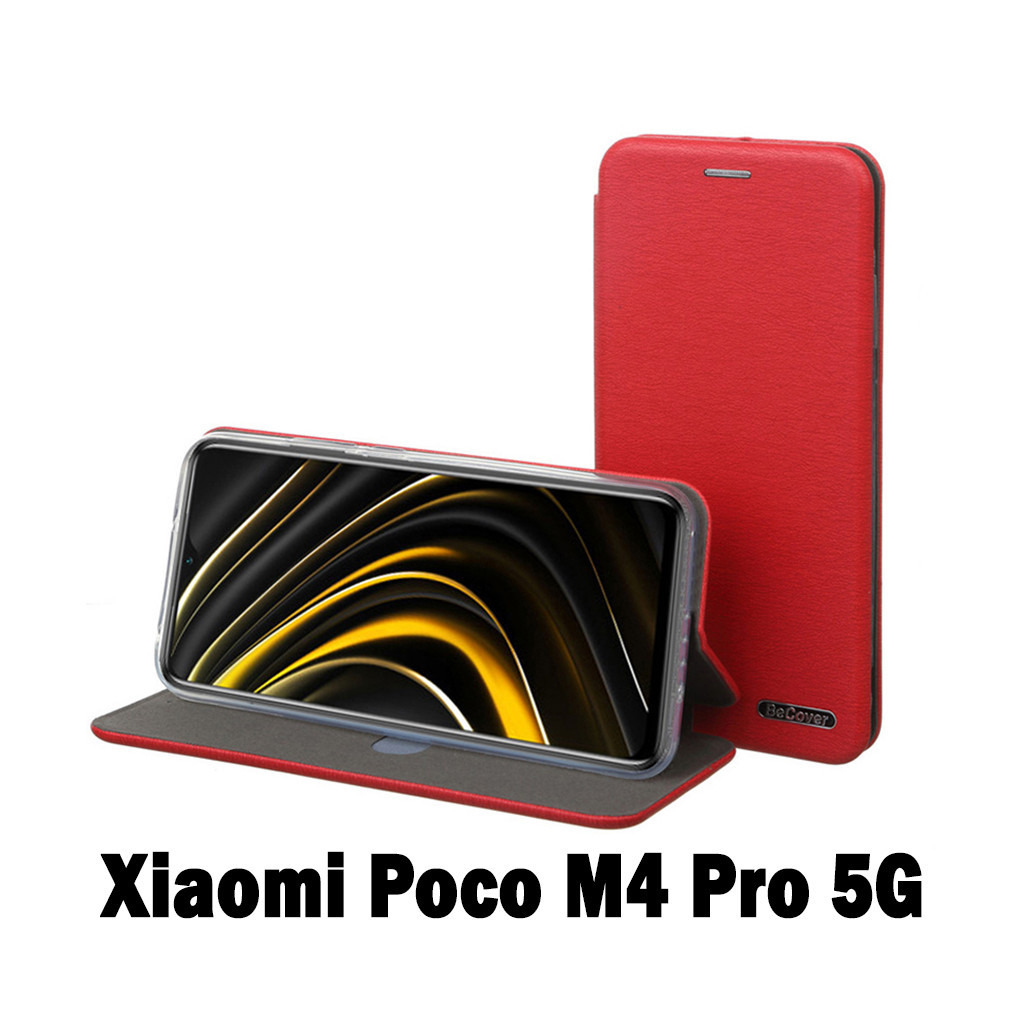 Чохол-книжка BeCover Exclusive для Xiaomi Poco M4 Pro 4G Burgundy Red (707924) фото1