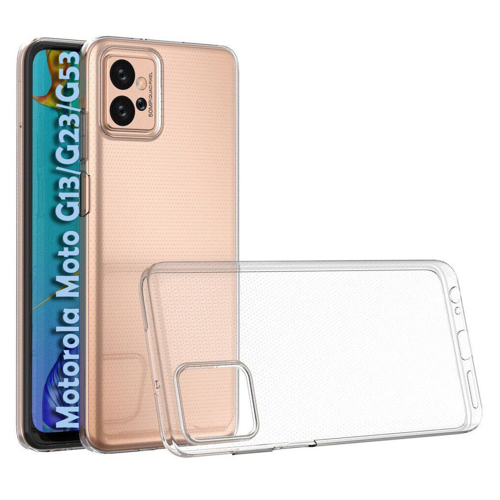 Чохол-накладка BeCover для Motorola Moto G13/G23/G53 Transparancy (708966) фото1