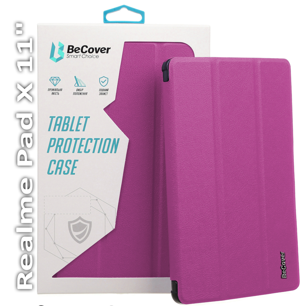 Чехол для планшета BeCover Smart Case Realme Pad X 11" Purple (709606) фото1