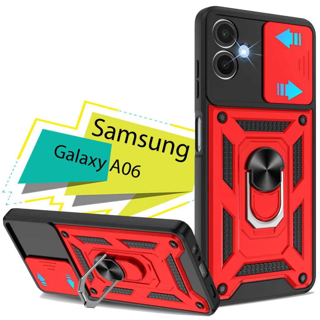 Чохол-накладка BeCover Military для Samsung Galaxy A06 SM-A065 Red (713068) фото1