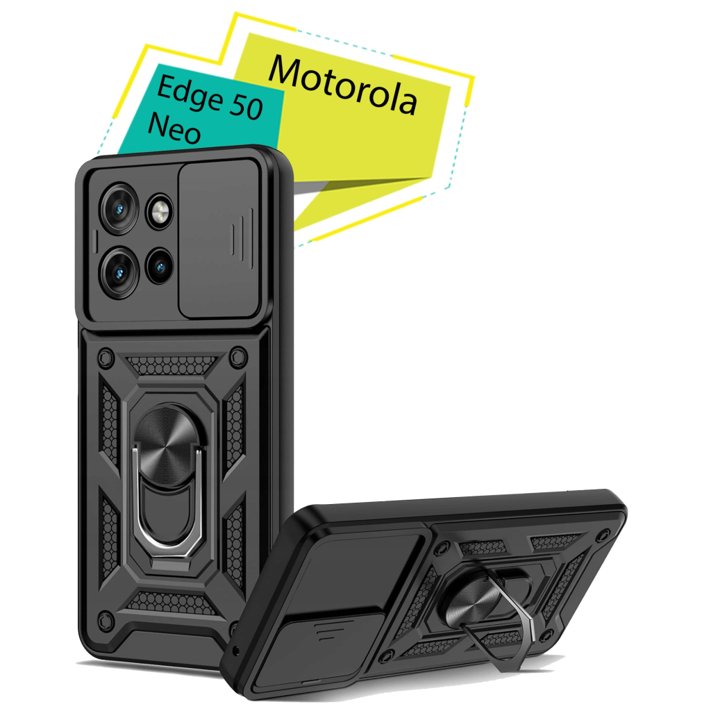 Чохол-накладка BeCover Military для Motorola Edge 50 Neo Black (713051) фото1