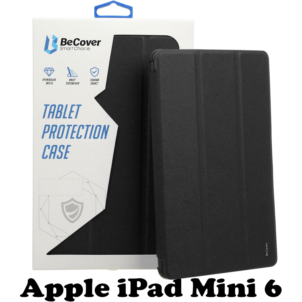 Чохол до планшета BeCover Apple iPad Mini 6 Black (707519) фото1