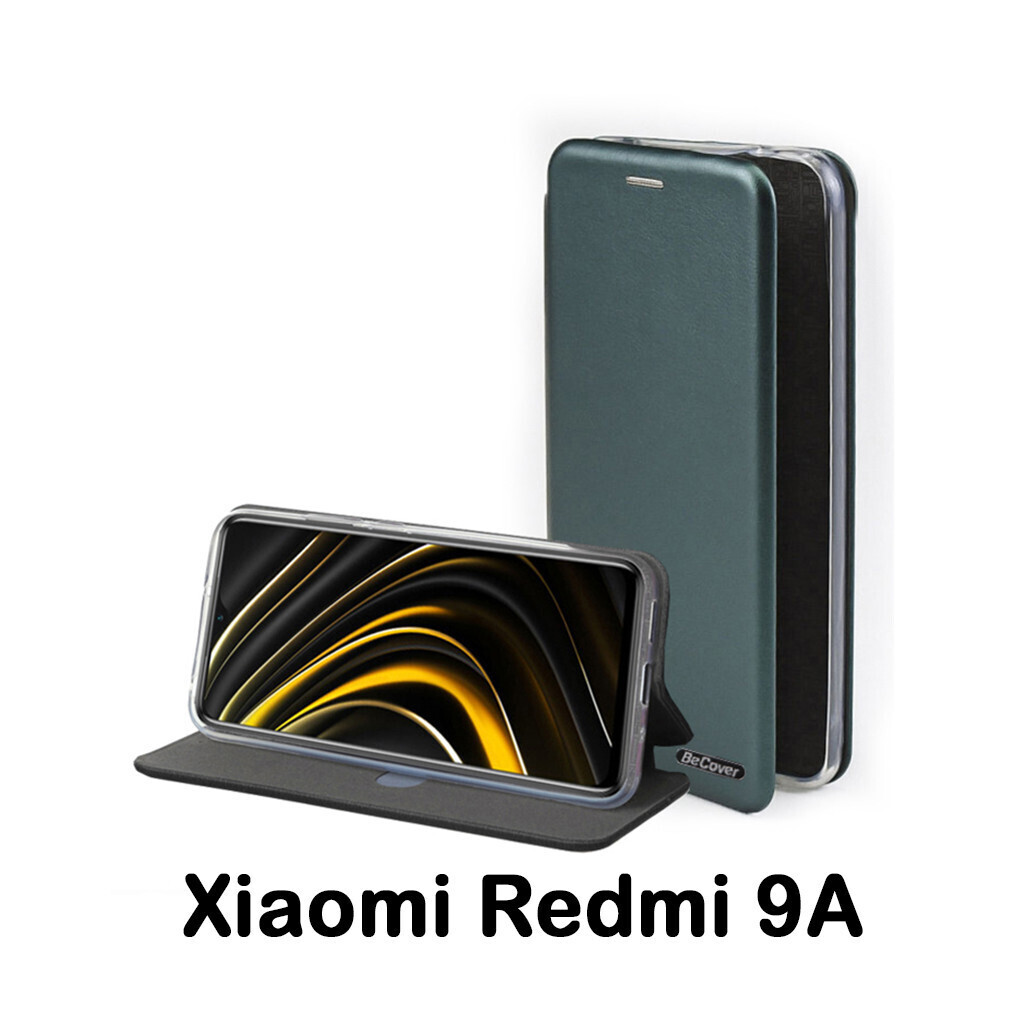 Чохол-книжка BeCover Exclusive для Xiaomi Redmi 9A Dark Green (707946) фото1