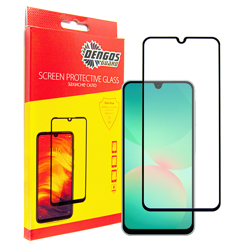 Скло захисне Dengos Full Glue Samsung Galaxy A26 5G (black) (TGFG-386) фото1
