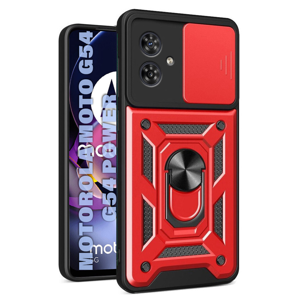 Чохол-накладка BeCover Military для Motorola Moto G54/G54 Power Red (711005) фото1