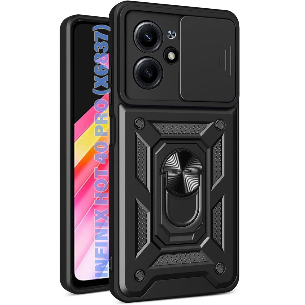 Чохол-накладка BeCover Military для Infinix Hot 40 Pro (X6837) Black (711151) фото1