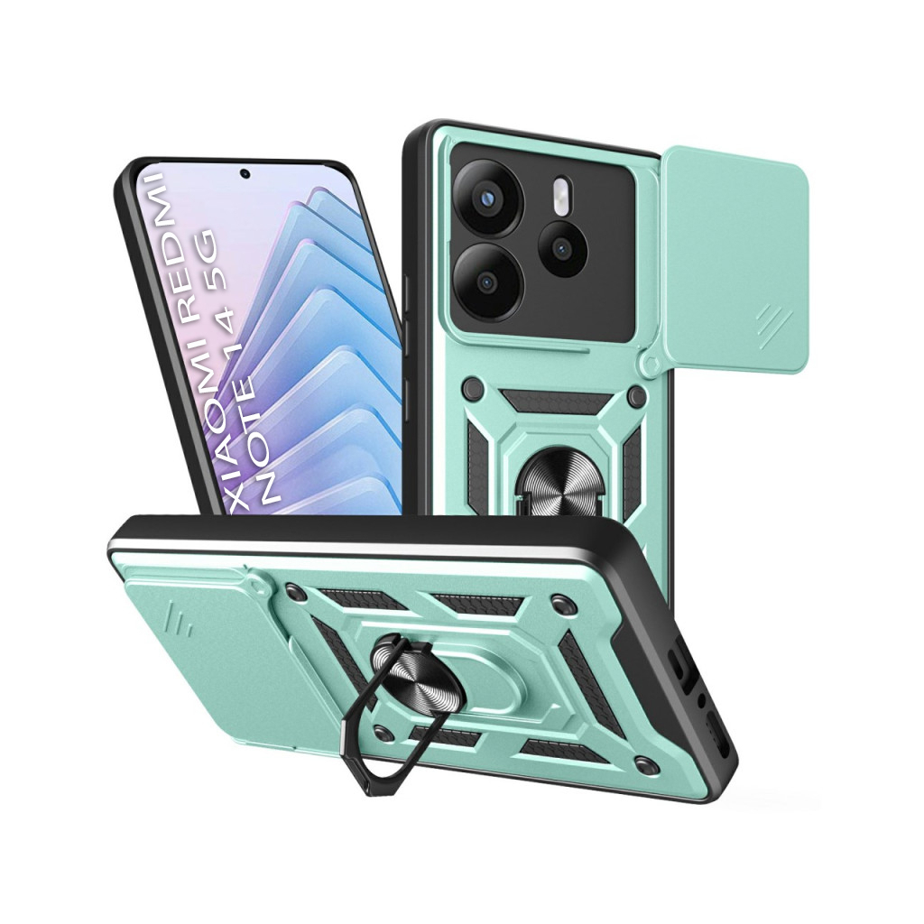Чохол-накладка BeCover Military для Xiaomi Redmi Note 14 5G Dark Green (712868) фото1