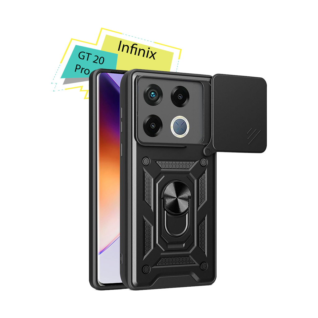 Чохол-накладка BeCover Military для Infinix GT 20 Pro (X6871) Black (713045) фото1