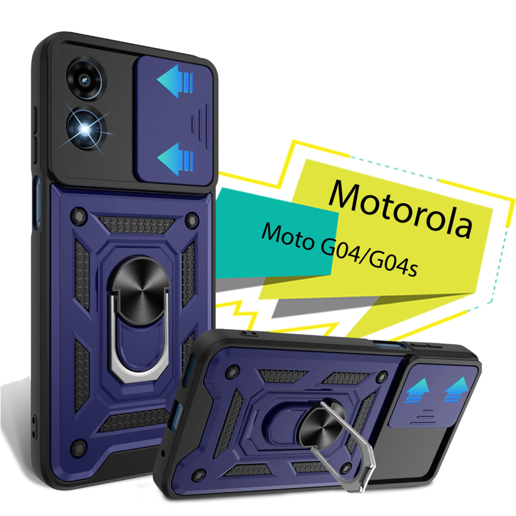 Чохол-накладка BeCover Military для Motorola Moto G04/G04s Blue (713063) фото1