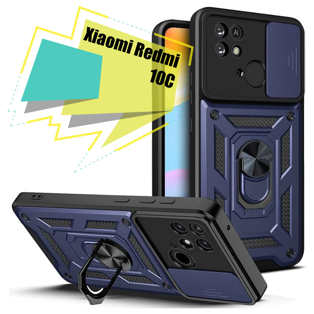Чохол-накладка BeCover Military для Xiaomi Redmi 10C Blue (707426) фото1