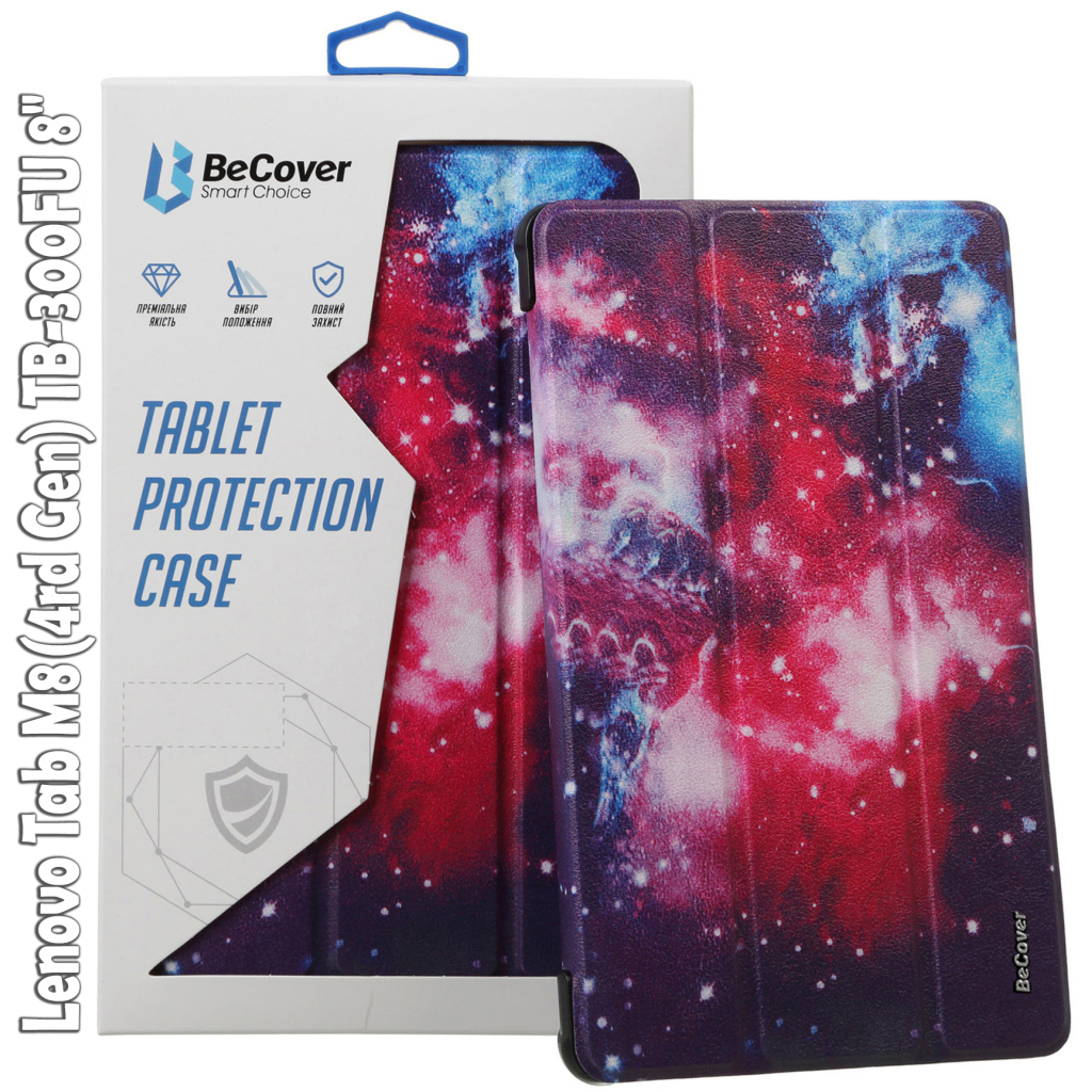Чехол-книжка BeCover Smart для Lenovo Tab M8 (4rd Gen) TB-300FU Space (709219) фото1