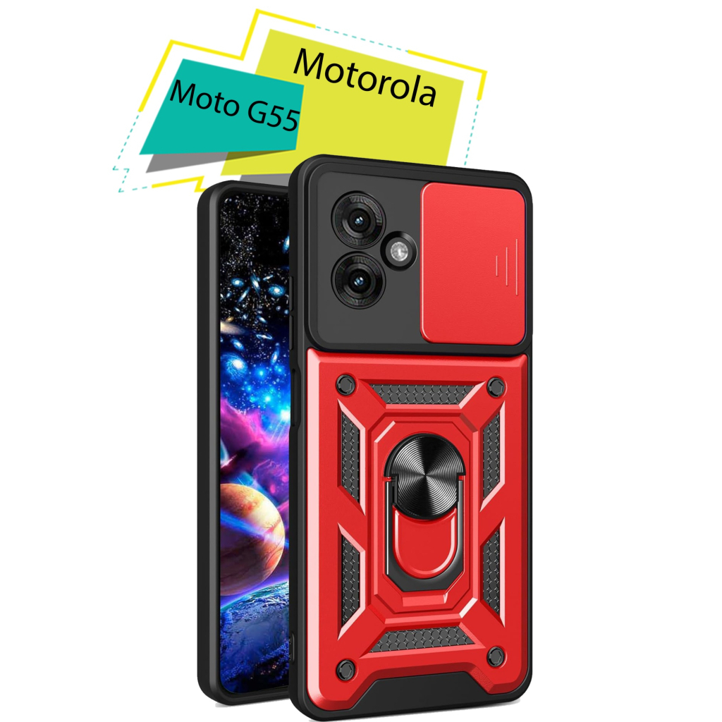 Чохол-накладка BeCover Military для Motorola Moto G55 Red (713059) фото1